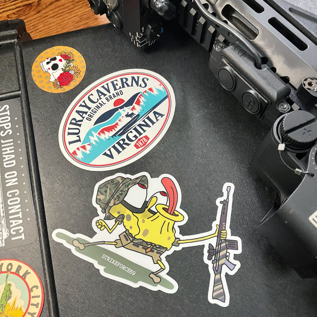 Jungle Sponge Tactical Sticker