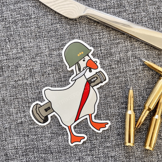 Choose Violence Combat Goose Sticker