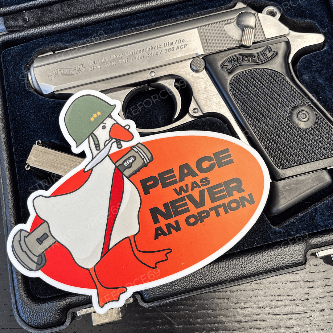 Choose Violence Combat Goose Sticker