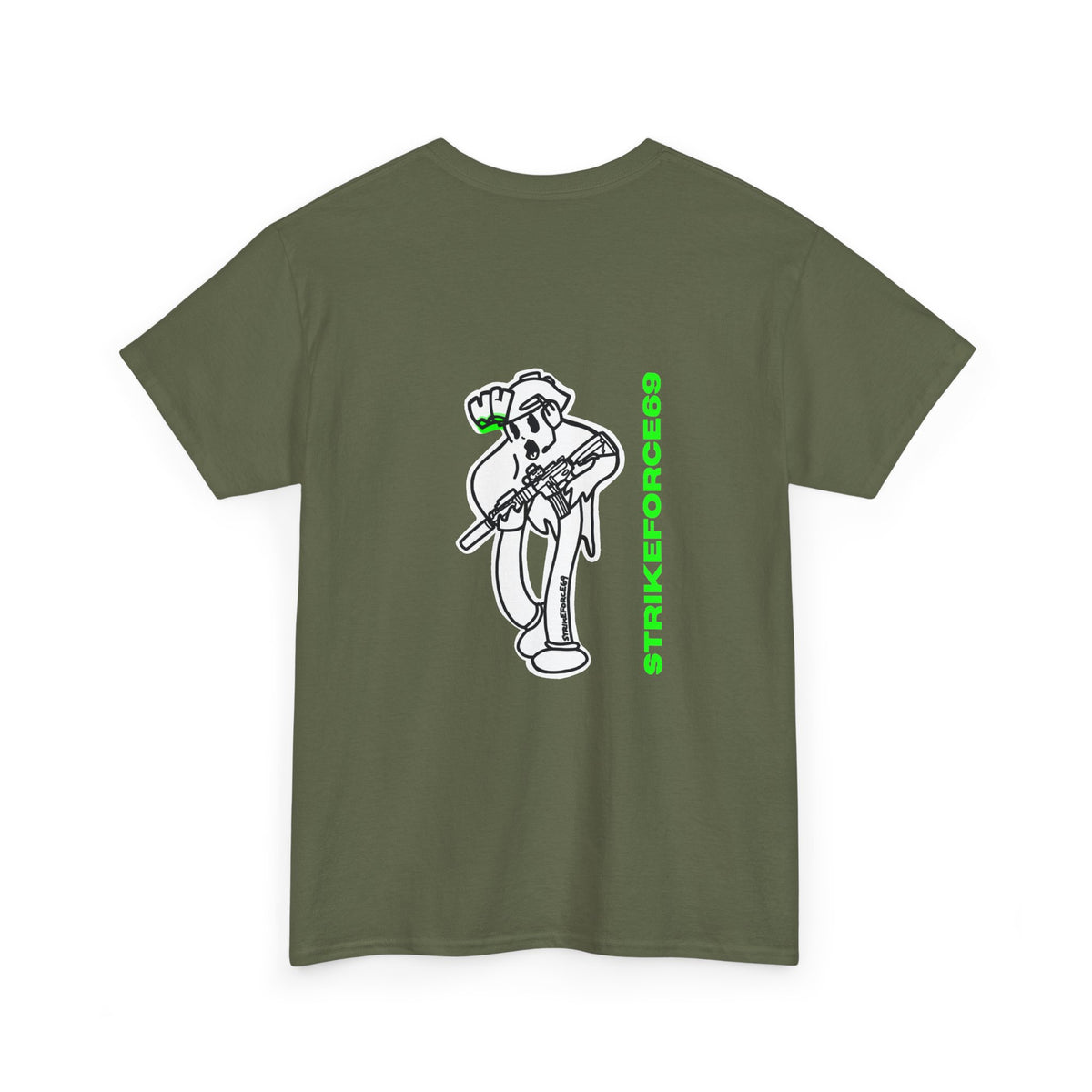 Military Tactical T-Shirt | Boo Patrol Ghost Operator Shirt by Strikeforce69 & Printed in the USA