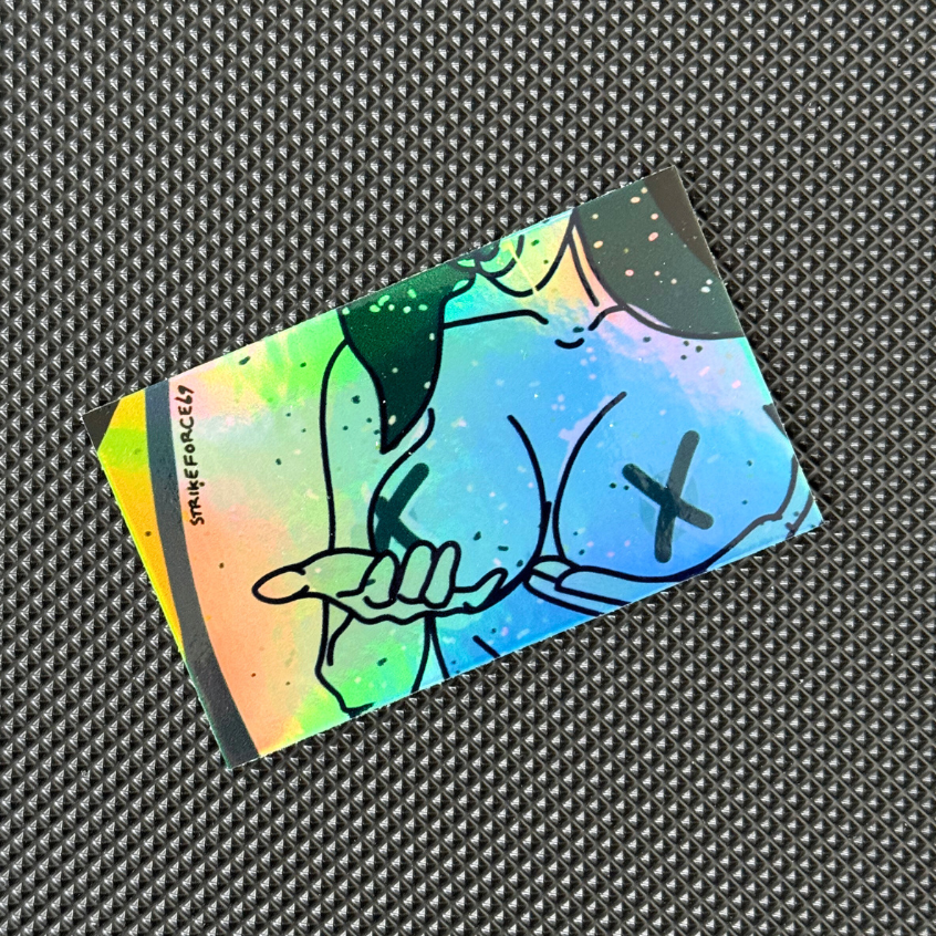 Picture of boobies from night vision goggles