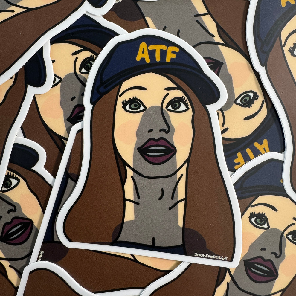 Massive Overreach | Defund the ATF Tactical Sticker – Strikeforce69