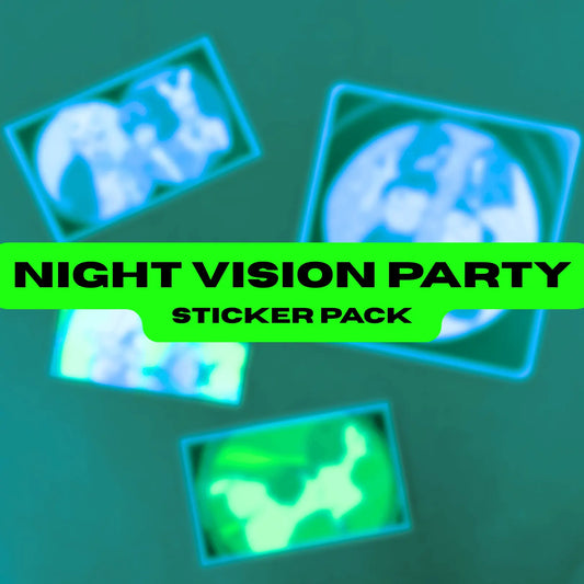 Nightvision Party Sticker Pack Bundle