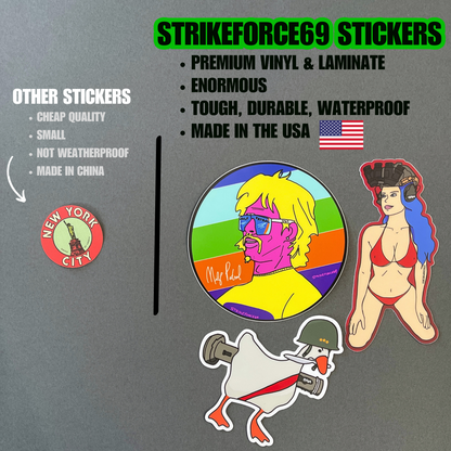 other cheap stickers are low quality and not weatherproof