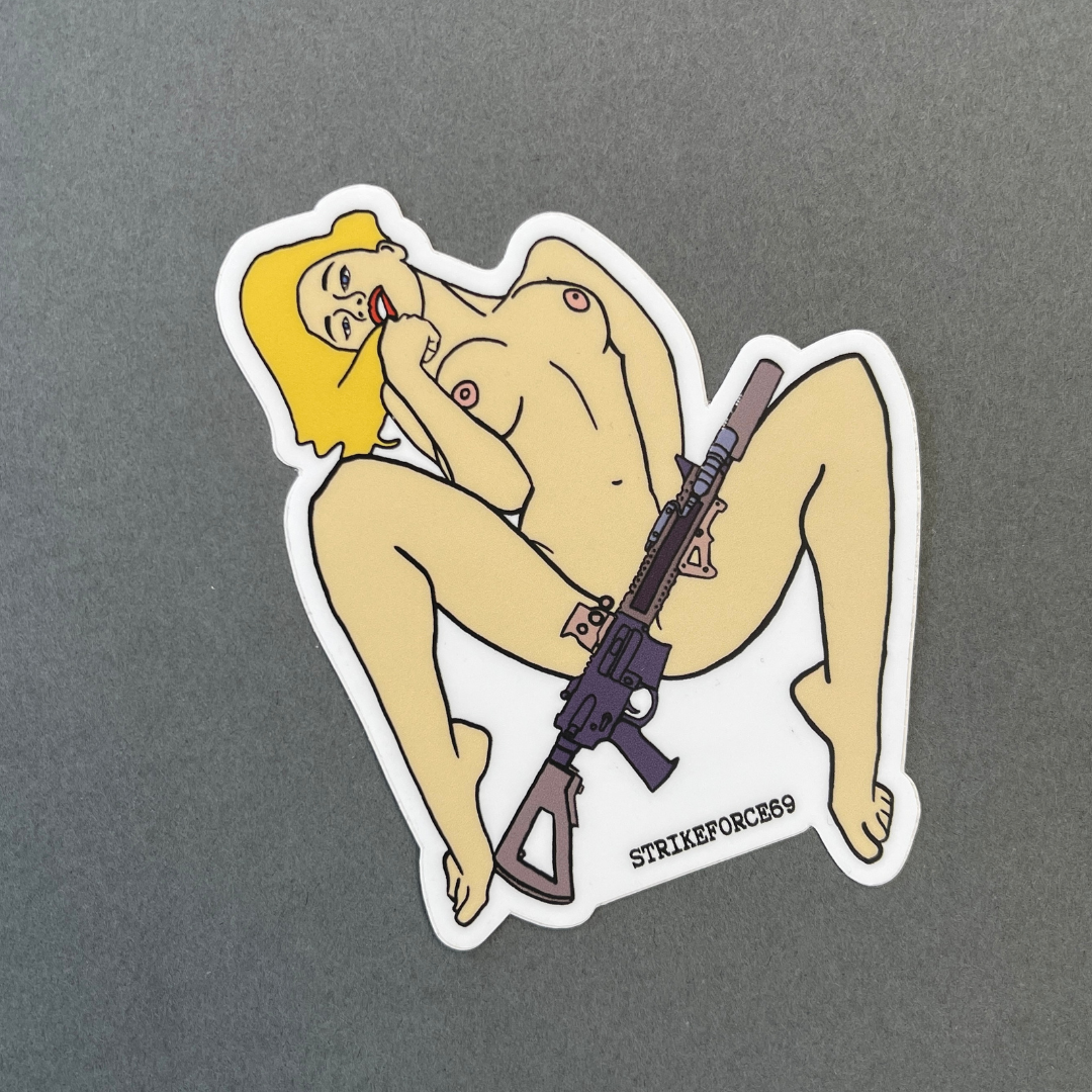 Battle Ready 3 x 4 inch tactical sticker